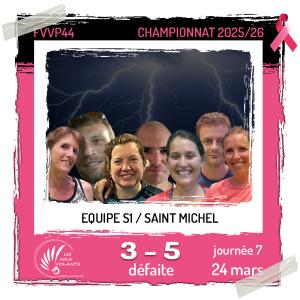 Rencontre J7 de la S1 : Vigneux contre Saint Michel (défaite)